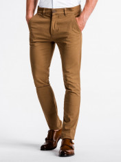 Pantaloni premium, casual, barbati - P830-camel foto