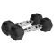 GANTERE DUMBBELL HEX FONTA CAUCIUCATA 2X2KG REBEL ACTIV