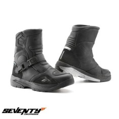 Ghete (cizme) pentru scuter - motocicleta Adventure (Touring) Unisex Seventy model SD-BA5 culoare: negru Negru 47
