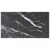 Blat masa sticla securizata vidaXL negru, design marmura, 120x65 cm, 8mm