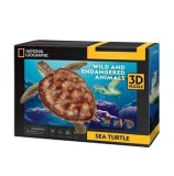 Cumpara ieftin Puzzle 3D Testoasa marina, 31 piese