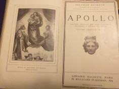 Apollo- Istoria artei plastice, Hachette 1824 foto