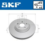 Disc frana SKF VKBD81333V1