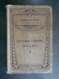 K. Kuhn, S. Charlety - La France Litteraire. Extraits et Histoire (1912)