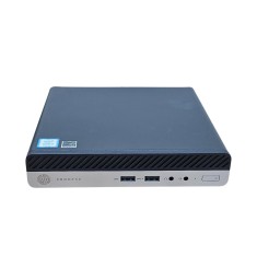 Unitate PC Refurbished, HP PRODESK 400 G4 USFF, Procesor I5 8500T, Memorie RAM 16 GB, SSD 256 GB NVME, Windows 11 Pro