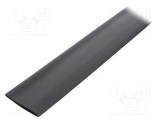 Manşon termocontractabil TASKER 2:1 38,1mm L:1m negru