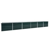 Cumpara ieftin Strat &icirc;nălțat de grădină, verde, 600x80x77 cm, oțel galvanizat