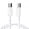 Cablu Date si Incarcare USB-C - USB-C Joyroom A14, 100W, 1.2m, Alb