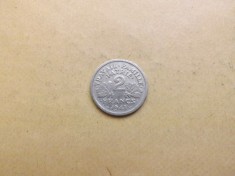 Franta 2 Franci / Francs 1943 foto