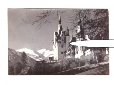 CP Sinaia - Muzeul Peles, RPR, circulata 1957, stare foarte buna foto
