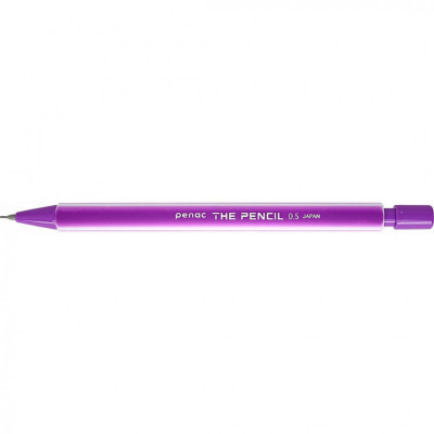 Creion Mecanic Penac The Pencil, Rubber Grip, 0.5mm, Varf Plastic - Corp Violet foto