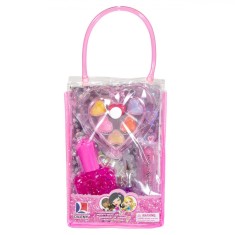 Set Machiaj Copii, Dileny, Geantă Roz, Multicolor, 3+ Ani