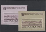 Expozitia filatelica mondiala 1973 ,ambele colite ,Polonia.