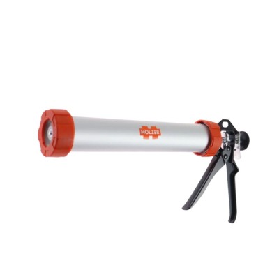 Pistol cilindric pentru silicon tip salam 400 ml, Holzer XY-502, aluminiu + otel foto