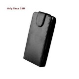 Husa Flip Piele Sony Xperia Z1 L39H Negru, Cu clapeta