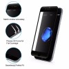 Folie Sticla 3D iPhone SE2 (2020) Neagra, Transparenta, 9H, Full Glue, Protectie Ecran