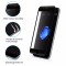 Folie de sticla 3D Apple iPhone SE2, margini colorate Negru