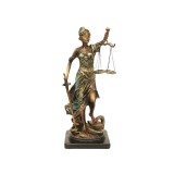 Cumpara ieftin Statueta reprezentand justitia 18x40 cm