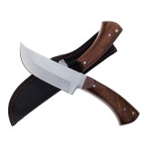 Cutit de vanatoare IdeallStore&reg;, Jungle Blade, 23.5 cm, otel inoxidabil, maro, teaca inclusa