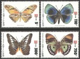 Antilele Olandeze MNH 1996 - Expozitia filatelica Toronto CAPEX fluturi - serie si colita