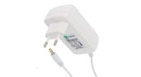 Sursă de alimentare POS POSB12150A-WH, impuls 12V/1.5A/18W, adaptor orizontal, AC:CEE7/16. conector DC: 2,1/5,5 (+)