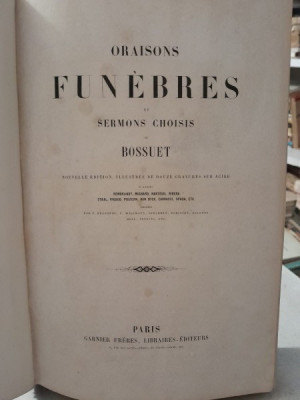 Oraisons funebres et Sermons Choisis - Bossuet foto