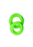 Set 2 Inele Silicon Glow in the Dark, Verde Neon