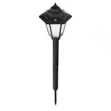 Lampa Solara Gradina Hexagonala Flippy, Alb Cald, 90lm, 3000K, IP55, 66cm, ABS+Plastic, Autonomie 10h