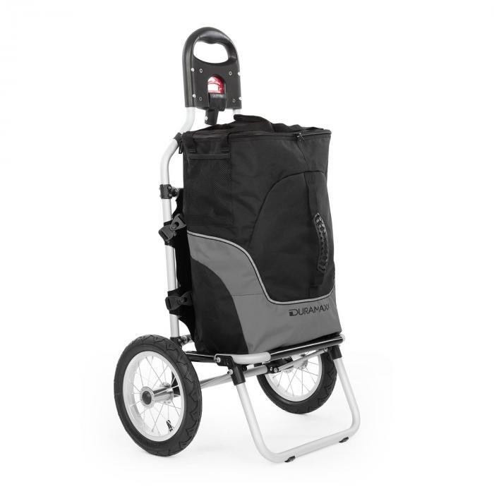 DURAMAXX CARRY GRAY, GEAMANTAN DE MANA SAUBICICLETĂ, MAX. Capacitate 20 KG, alb-negru DURAMAXX CARRY GRAY, GEAMANTAN DE MANA SAUBICICLETĂ, MAX. Capacitate 20 KG, alb-negru