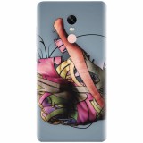 Husa silicon pentru Xiaomi Redmi Note 4, Beautiful Hand Art