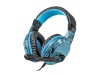 Casti cu fir FURY HELLCAT, albastru