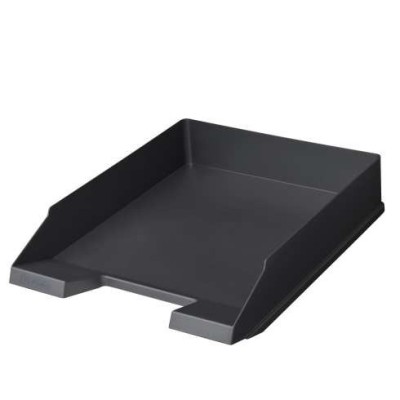 Tăviță corespondență Herlitz A4/C4 clasic plastic reciclat antracit Blue Angel foto