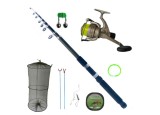 Set Pescuit Complet: Lanseta Telescopica 2.7m, Mulineta LC 540, Juvelnic + Accesorii - Ideal Crap &amp; Stationar