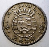 7.198 ANGOLA COLONIE PORTUGHEZA 2,5 ESCUDOS 1969