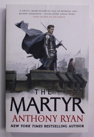 THE MARTYR by ANTHONY RYAN , 2022 *MICI DEFECTE , *EDITIE BROSATA