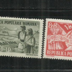 ROMANIA 1948 - 1 MAI, ZIUA MUNCII, MNH - LP 233