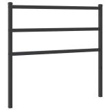 Cumpara ieftin Tablie de pat de schimb metalica, negru, 100 cm