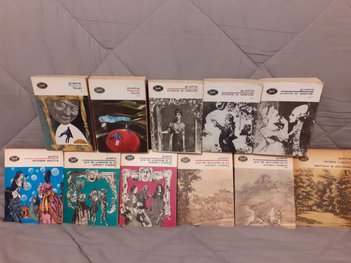 JOHANN WOLFGANG GOETHE CARTI (11 VOL)