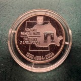 Medalie jubiliara Romania membru NATO 2004 argint