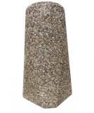 Bolard din beton conic &ndash; delimitator parcare 77 x 44 cm