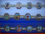 HOPCT LOT NR 12 - CIVILIZATIA MEXIC-12 BUC-ETICHETE VECHI DE TRABUCURI -COLECTIE DE LUX-LITHO