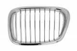 Grila radiator Bmw Seria 5 E39 model M5, 2000-06.2004, stanga, crom/crom/negru, 51132497261, 201605-3