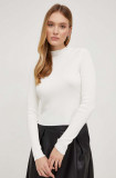 Answear Lab pulover femei, culoarea alb, light, cu turtleneck