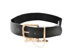 Curea ALDO neagra, CHARMEDBELT 970, din piele ecologica