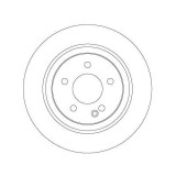 Set discuri frana Mercedes Eqv (W447), Evito Box (W447), V-Class (W447), Vito Box (W447), Vito Mixto Extended Double Cabine Truck, Vito Tourer (W447), Trw