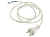 Cablu Alimentare PVC Alb 1.5m, 16A 250V