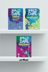Pachet Roald Dahl format mic ( Din copilărie, Vrăjitoarele, Charlie și marele ascensor) - Roald Dahl