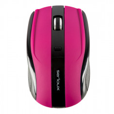 Mouse Wireless Serioux Rainbow 400, USB, Purple - RESIGILAT