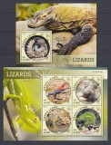 Sierra Leone 2016 - REPTILE - Sh + S.S. - MNH, Nestampilat