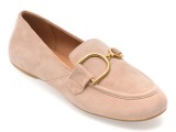Cumpara ieftin Mocasini GEOX nude, D45MUJ, din piele intoarsa